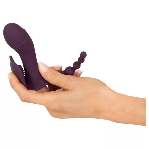 Beau Coeur Ariva - 3u1 gaćice vibratora (ljubičasta)