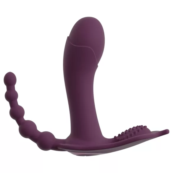 Beau Coeur Ariva - 3u1 gaćice vibratora (ljubičasta)