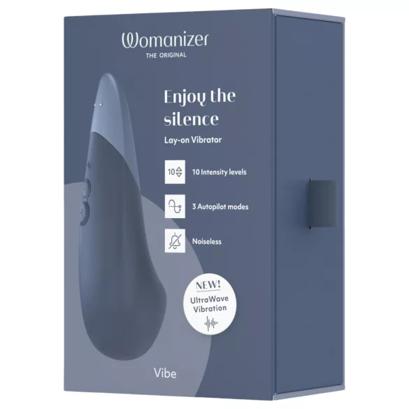 Womanizer Vibe - клиторални вибратор (плави)