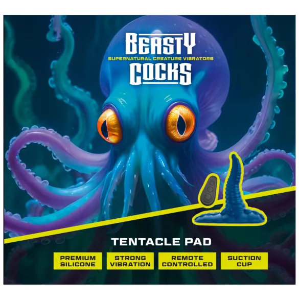 Beasty Cocks - jastuk vibrator za G-tačku sa pipcima (plavo)