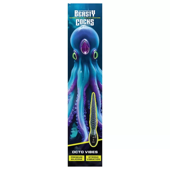Beasty Cocks - vibrator sa pipcima (zeleni)