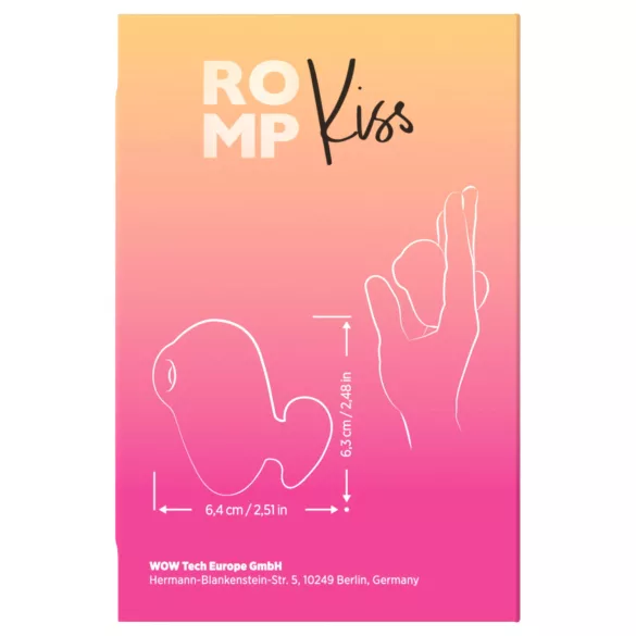ROMP Kiss - стимулатор клиториса са таласима ваздуха (ружичасти)