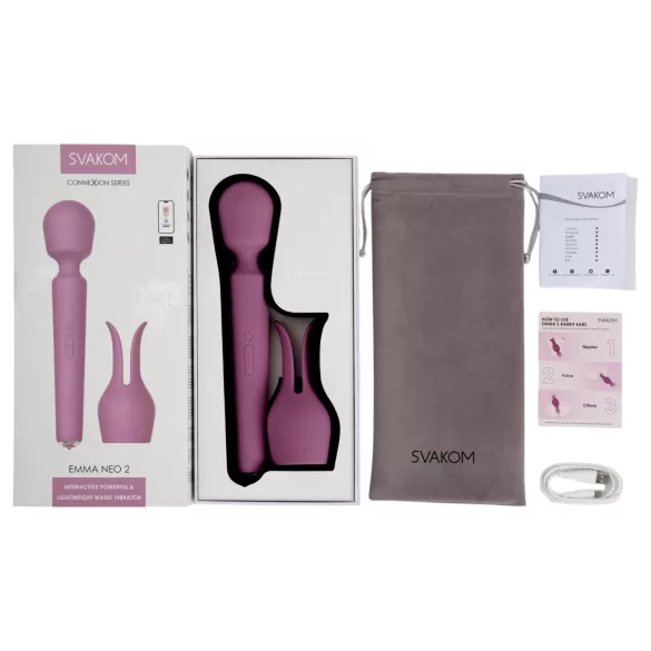 Svakom Emma Neo 2 - pametan masažer vibrator (ljubičasta)