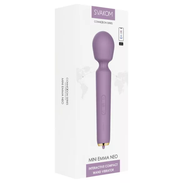 Svakom Mini Emma Neo - pametan masažer vibrator (ljubičasti)