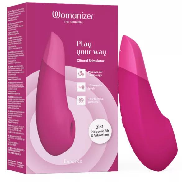 Womanizer Enhance - стимулатор клиториса са таласима ваздуха (ружичасти)