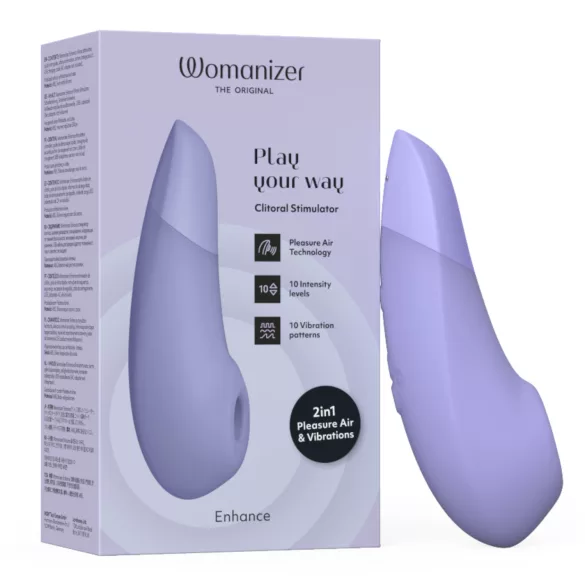 Womanizer Enhance - стимулатор клиториса са таласима ваздуха (љубичасти)