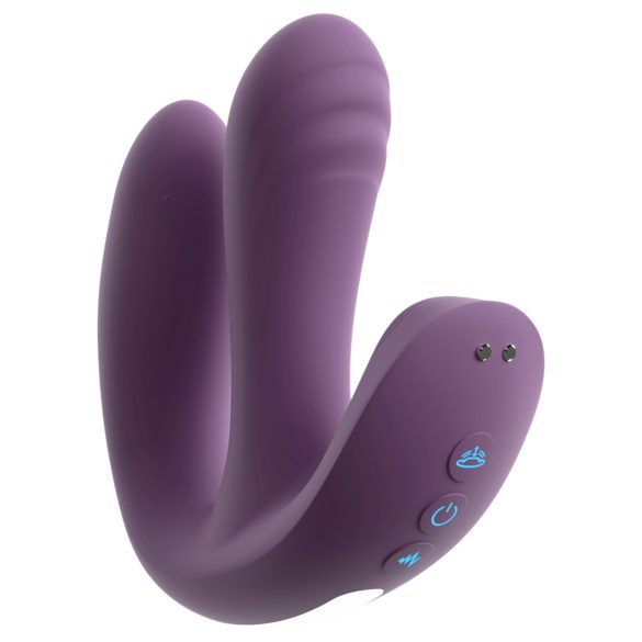 Beau Coeur Mireva - trostruki vibrator sa daljinskim upravljačem (ljubičasti)