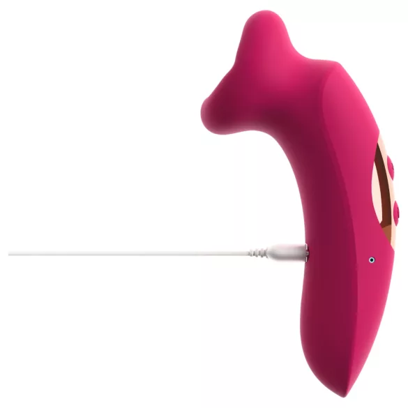 You2Toys Oral Fun - sisaljivač klitorisa sa sisanjem i jezičkom (roze)