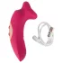You2Toys Oral Fun - sisaljivač klitorisa sa sisanjem i jezičkom (roze)