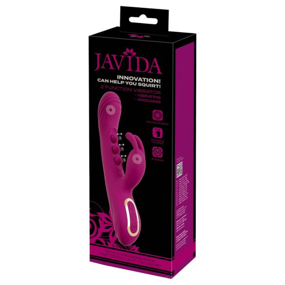Javida - vibrator sa kuglicama i rukohvatom za klitoris (ljubičasti)