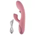 Beau Coeur Avenor - G-tačka vibrator sa jezičkom i ručicom za klitoris (pink)