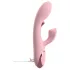 Beau Coeur Avenor - G-tačka vibrator sa jezičkom i ručicom za klitoris (pink)