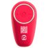You2Toys Strapless - kaiš bez naramenica, trokraki vibrator (roze)