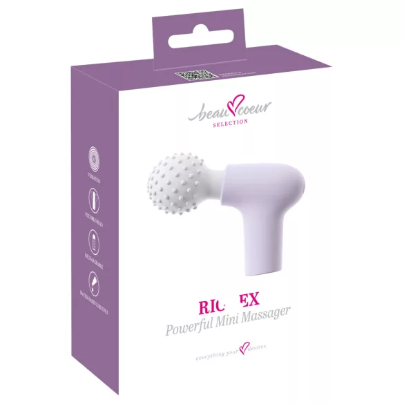 Beau Coeur Rionex - mini masažer vibrator (ljubičasti)