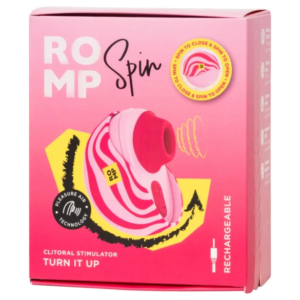 ROMP Spin - talasasti stimulator klitorisa na vazdušni pritisak (roze)