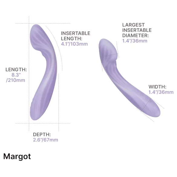 Svakom Margot - G-tačka vibrator sa 2 motora (ljubičasti)