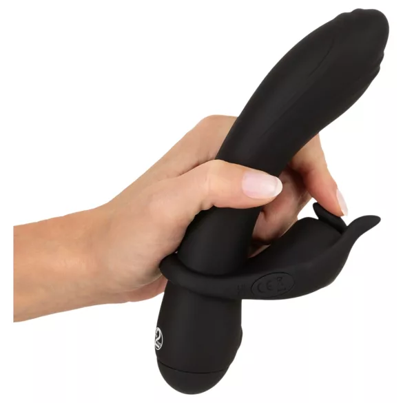 Couple Choice - prsten za penis i G-tačka vibrator (sivi)