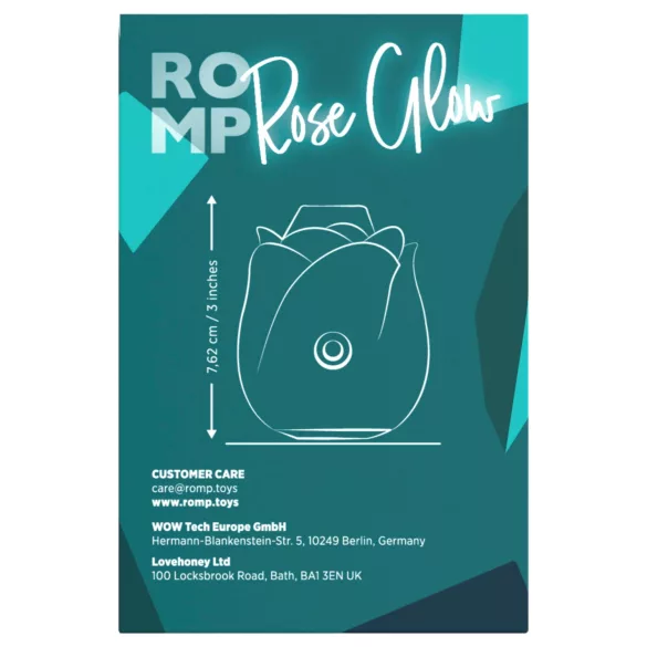 ROMP Rose Glow - stimulator klitorisa sa vazdušnim talasima (plavi)