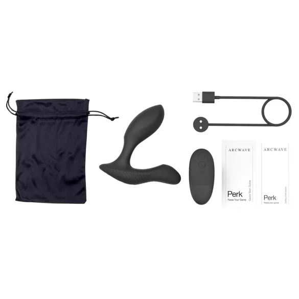 Arcwave Perk - vibrator za prostatu sa daljinskim upravljačem (crni)