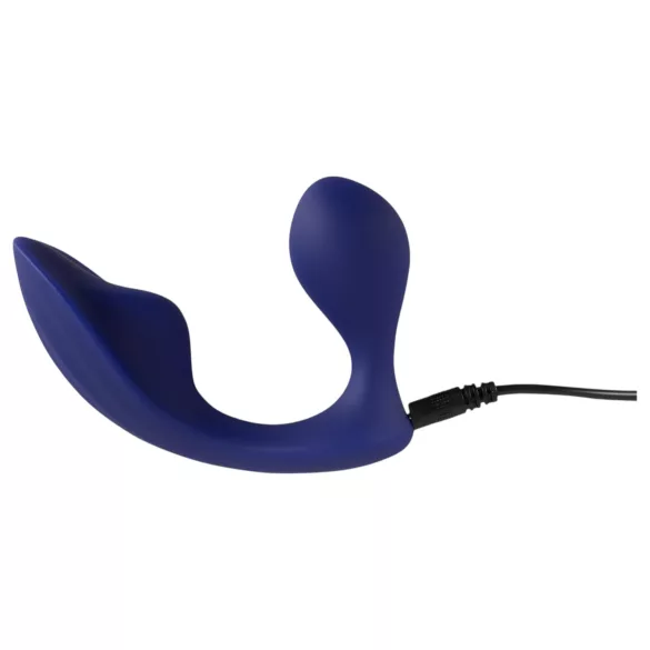 SMILE - daljinski analni i panty vibrator (plavi)
