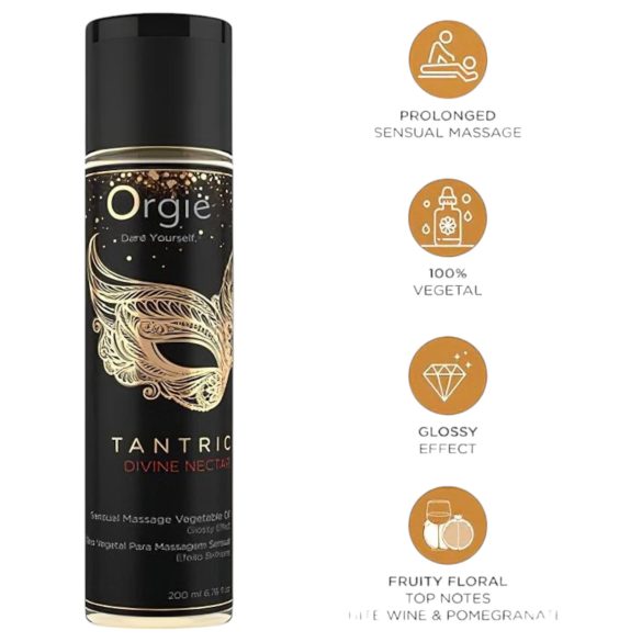 Orgie Tantric Nectar - senzualno ulje za masažu (200ml)