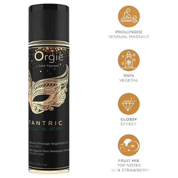 Orgie Tantric Celestial - senzualno ulje za masažu (200ml)