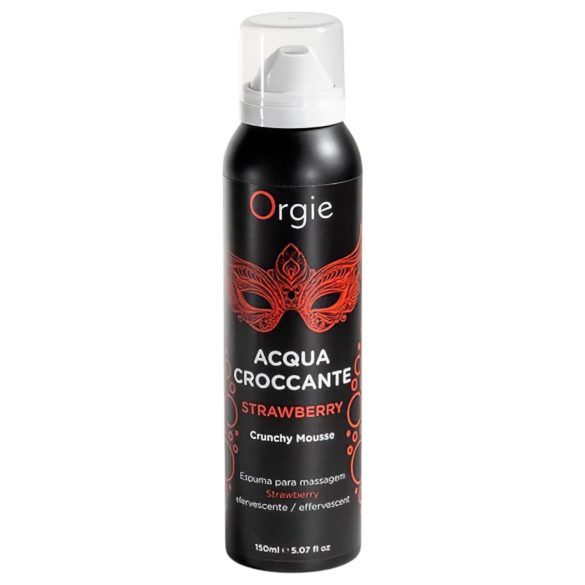 Orgie Acqua Croccante - Penušava masažna krema - Jagoda (150ml)