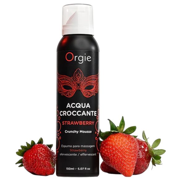 Orgie Acqua Croccante - Penušava masažna krema - Jagoda (150ml)