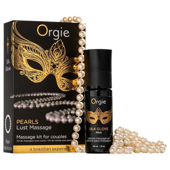 Orgie Pearls Lust - Masaž gel sa ogrlicom od perli