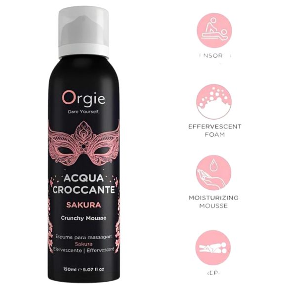 Orgie Acqua Croccante - Masažna Pena - Cvet Trešnje (150ml)