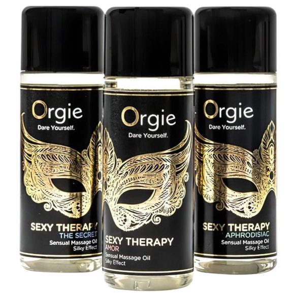 Orgie Sexy Therapy - set senzualnih ulja za masažu (3x30ml)