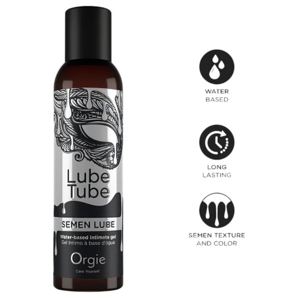 Orgie Lube Tube - gel lubrikant s efektom veštačke sperme (150ml)