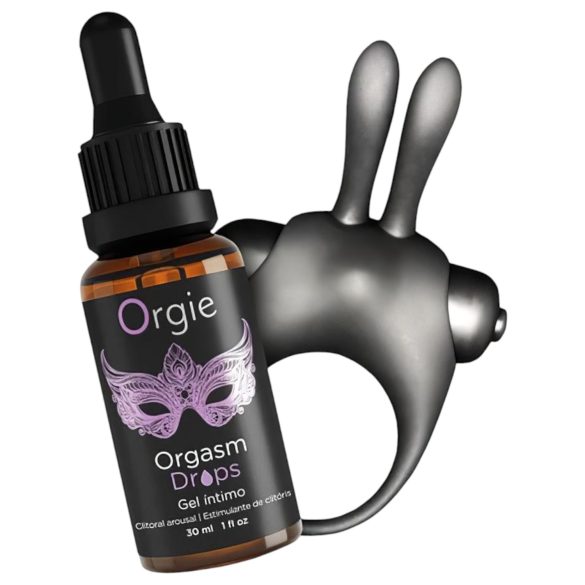 Orgie Orgazmični Zeka - set vibrirajućih prstenova za penis (crna)