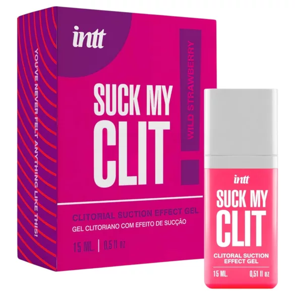 Intt Suck My Clit - gel za stimulaciju klitorisa za žene - jagoda (15 ml)