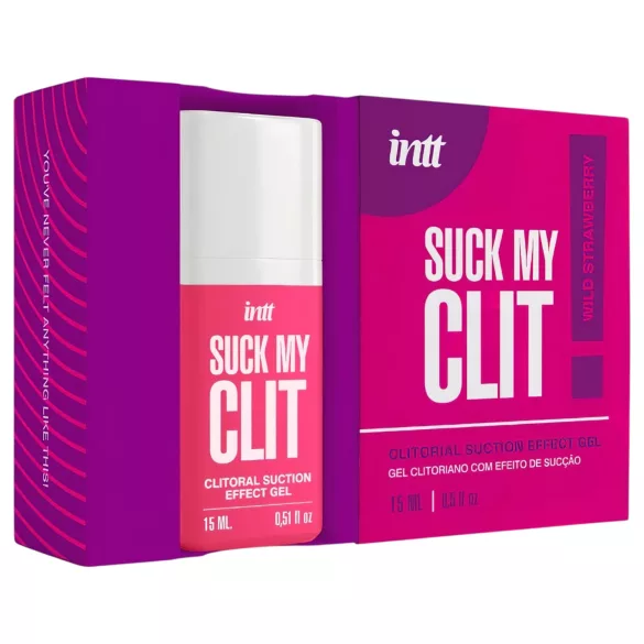 Intt Suck My Clit - gel za stimulaciju klitorisa za žene - jagoda (15 ml)