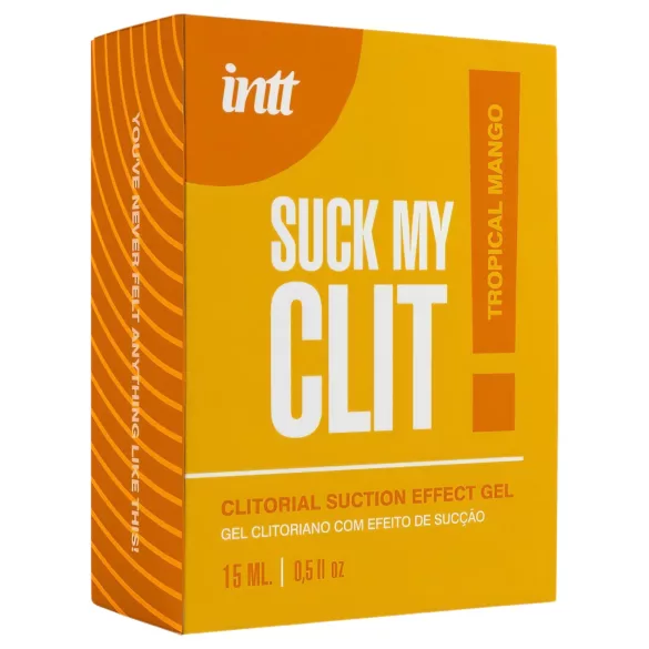 Intt Suck My Clit - gel za stimulaciju klitorisa za žene - mango (15 ml)