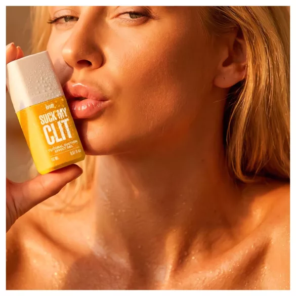 Intt Suck My Clit - gel za stimulaciju klitorisa za žene - mango (15 ml)