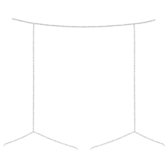 Obsessive Bijou 905 - srebrni nakit za telo - S-L
