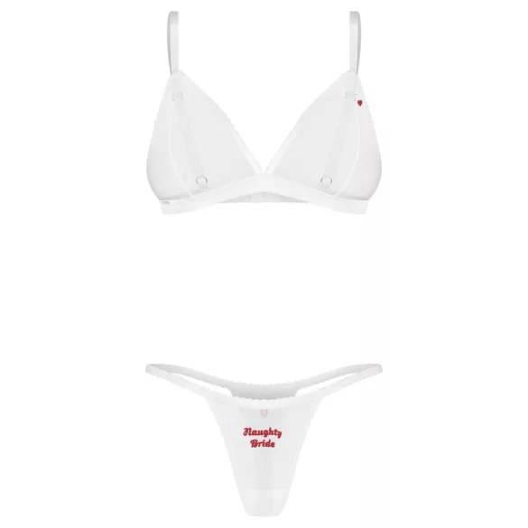 Obsessive Weddya Bride - dvodelni mladenački set (beli) - L/XL