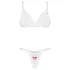 Obsessive Weddya Bride - dvodelni mladenački set (beli) - L/XL