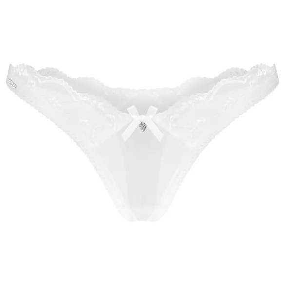 Obsessive Weddya - čipkane tange (bele)