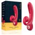 Sweet Play A4 vibrator sa klitoris stimulatorom (crveni)