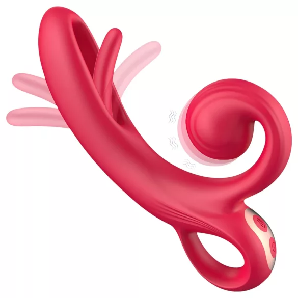 Sweet Play A4 klitoralni vibrator sa ručkom (crveni)