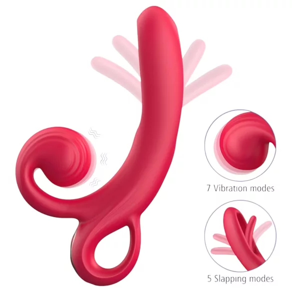 Sweet Play A4 klitoralni vibrator sa ručkom (crveni)