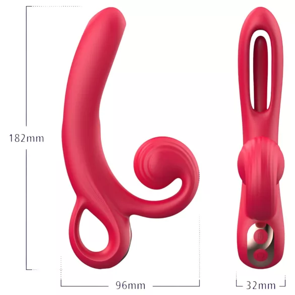 Sweet Play A4 klitoralni vibrator sa ručkom (crveni)