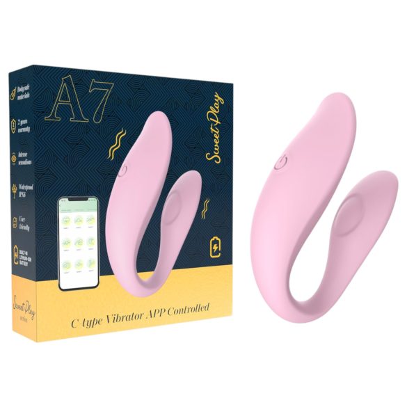 Sweet Play - pametni parni vibrator (pink)