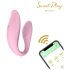 Sweet Play - pametni parni vibrator (pink)