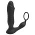 Men's Play - pametni analni vibrator s potiskivanjem (crni)