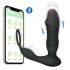 Muški Play - pametan, pulsirajući analni vibrator (crni)