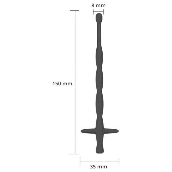 Muška Igra - silikonski dilator (crni)
